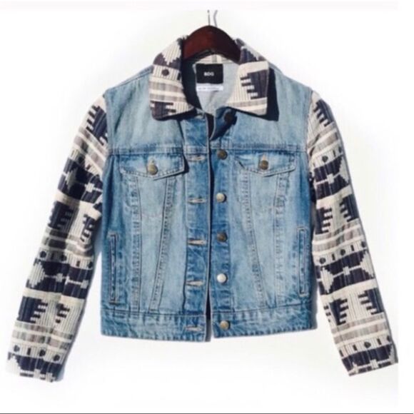 UO BDG x The Reformation Tribal Denim Jacket M - Picture 1 of 15
